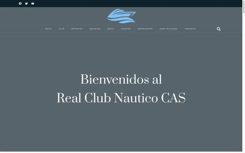 Real Club Náutico · web hecha por Karma Studio Página web de Real Club Náutico (Club deportivo) diseñada por Karma Studio